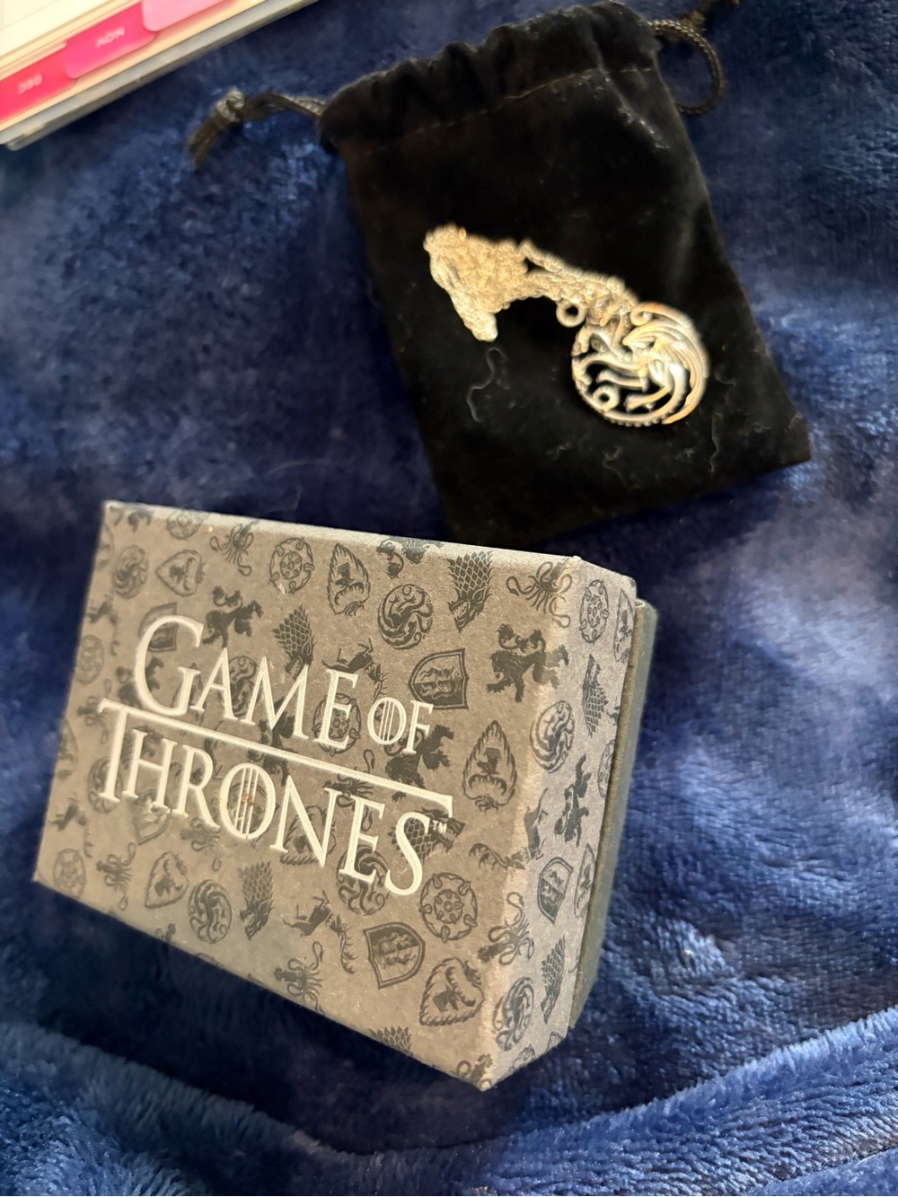 Game Of Thrones Targaryen Pendant Necklace(Read)